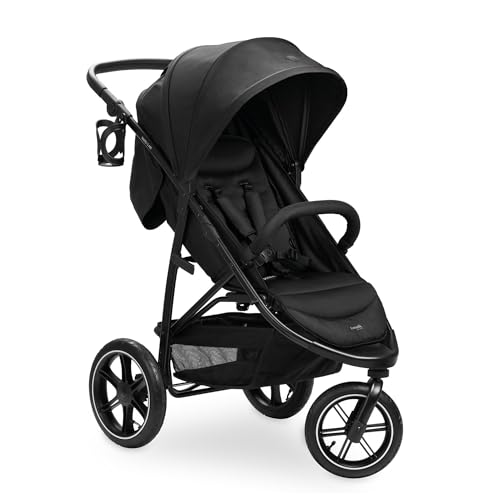 Image of hauck Stroller Rapid 3 Air, Reclining Seat up to 48.5 lbs, Stroller with Air Wheels and Rear Suspension, Compact & Easy Fold, Sun Protection UPF 50+, Large Basket