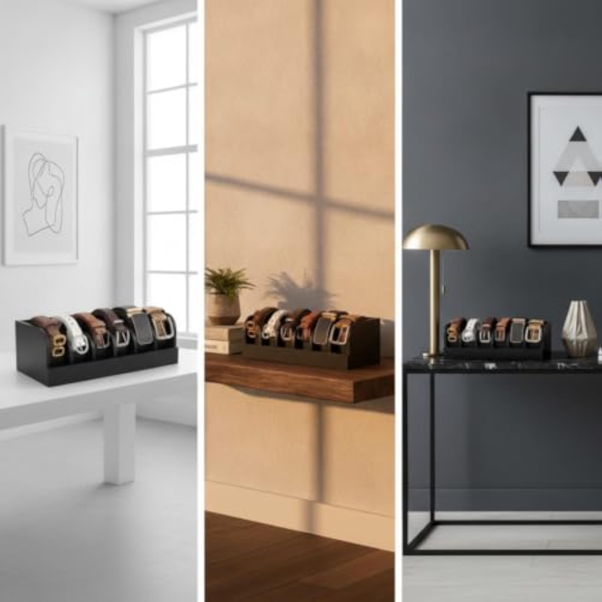 Rectangular Wooden Storage Divider Box with 12 Sections
