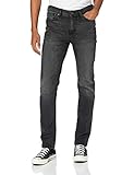  Springfield Herren 1758497 Jeans, Schwarz, 36
