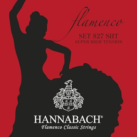 Hannabach classical guitar strings Flamenco Series 827 Super High Tension set Made in Germany - 827SHT Cover