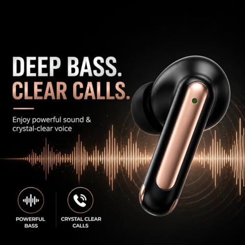 Image of Ear Buds Wireless, Earbuds, Bluetooth Earphones Wireless 5.4v, 50H Playtime