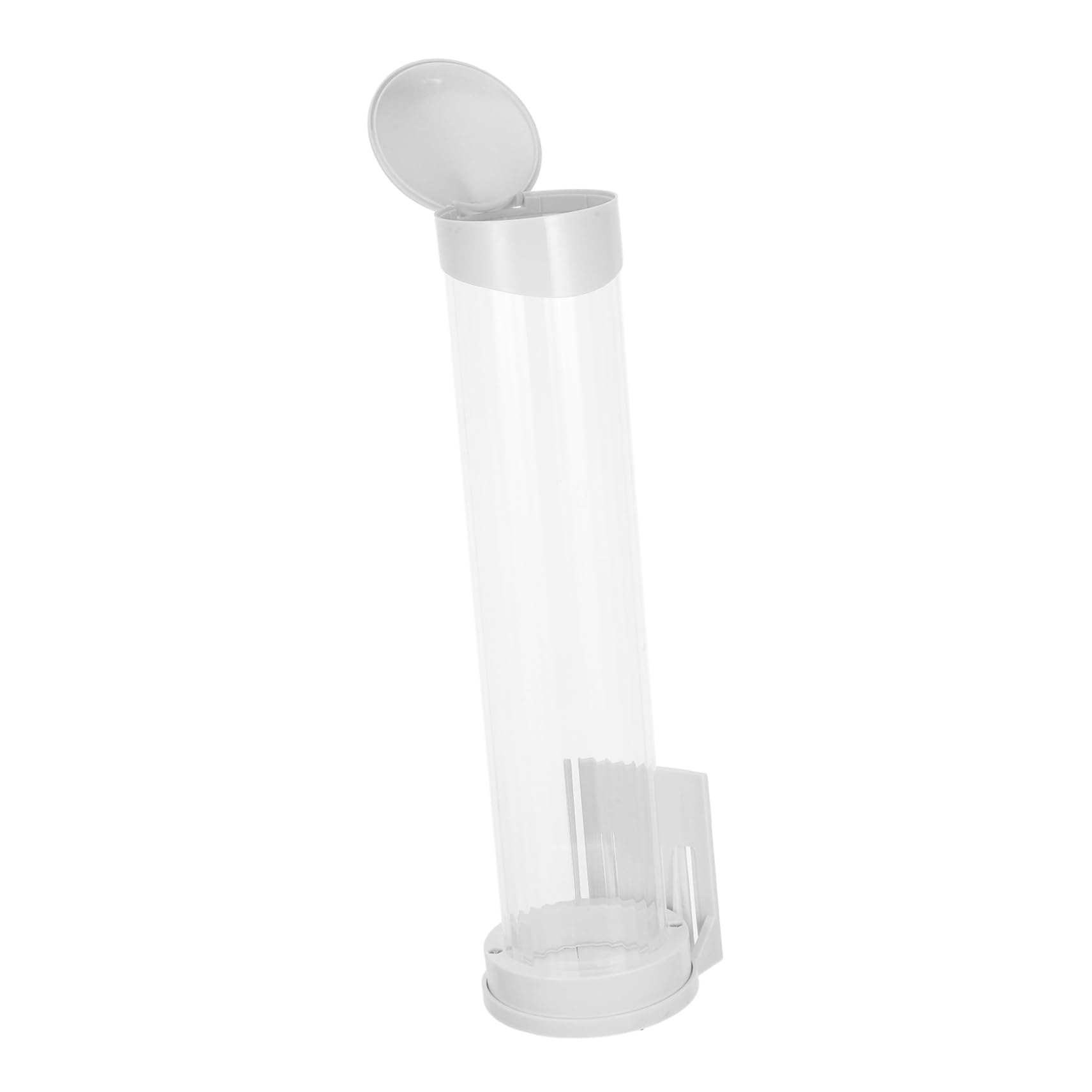 Porta Coni da Tavolo in Plastica Trasparente per Gelato, Supporto Gelato Compatibile Macchine Automatiche, Dispenser Pratico e Salvaspazio per Bar e Gelaterie