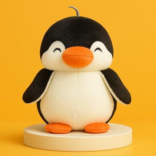 Storio Toy Plushie Super Soft Toys for Kids | Adorable Plush Soft Toys for Baby Boys and Girls Kids - Penguine Black & White