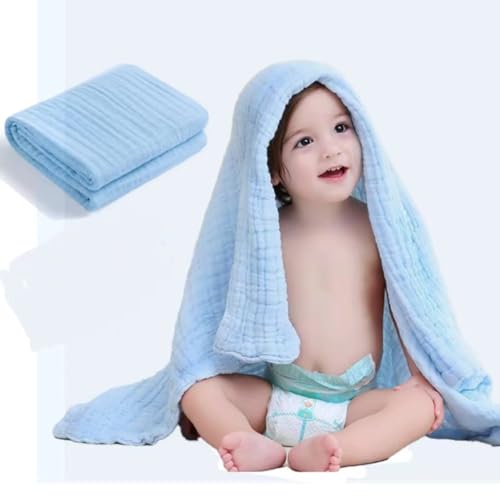 Image of 1pcs Baby Washcloths Soft |Cotton Baby Muslin Washcloth | Baby Wash Cloth for Newborn with Sensitive Skin | Shower Gift for Baby Registry