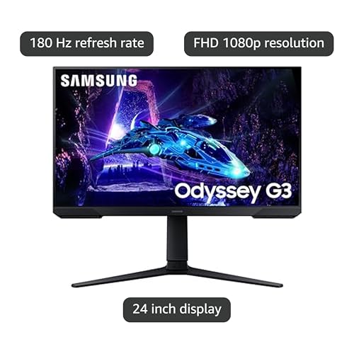 Samsung Monitor Gaming Odyssey G3 (S24DG302), Flat, 24