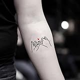Tatouage Temporaire Promis juré (2 Pièces) - ohmytat.com