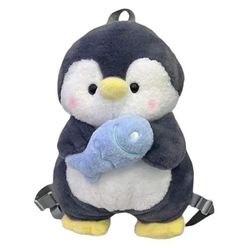 Mochila Penguin Purse, mochila de pingüinos para mujeres - Correas de hombro flexibles mochila de muñecas de lujo suave | Bolso de dibujos animados para la escuela muñeca de hombro suave y suave