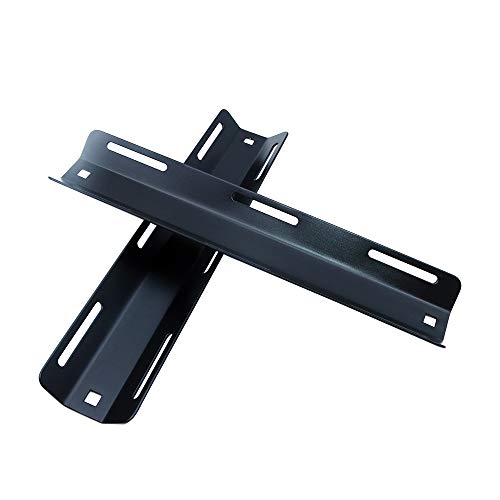 Namvo Rückplatte für Einzeltankadapter, Aluminiumlegierung, Einzeltank zum Tauchen mit Schrauben und Muttern für die BCD-Rückplatte zum Tauchen, Schwarz