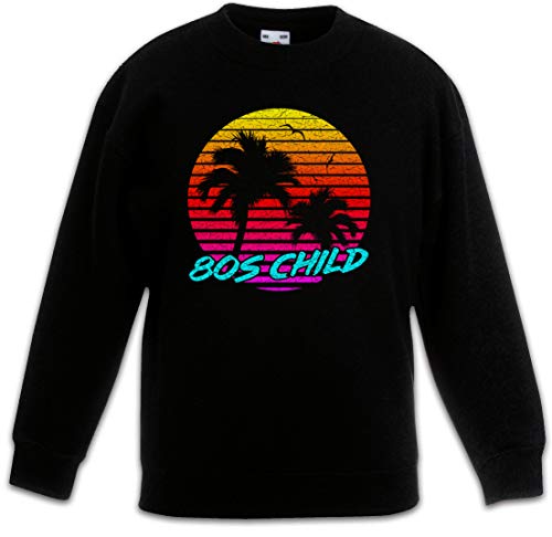 Pullover enfant garçon et fille motif imprimé 80s child