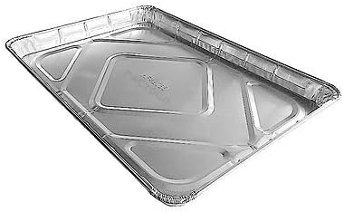 Handi-Foil of America 1/2 Half-Size Sheet Cake Disposable Aluminum Foil Baking Pan Tray Tins - (Pack 50)