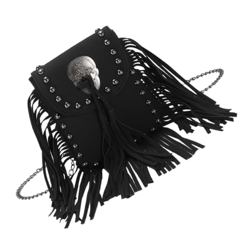 Sac de shopping extérieur Toyvian avec franges et bandoulière en chaîne