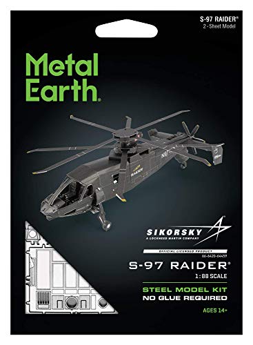 Fascinations Metal Earth S-97 Raider 3D Metal Model Kit - Image 6