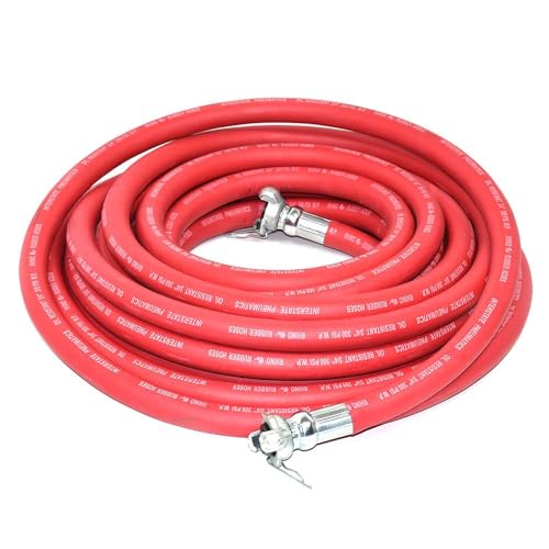 Interstate Pneumatics HJ19-050E Jack Hammer Red Rubber Hose 3/4 Inch x 50 Feet 300 PSI - Thumbnail 2