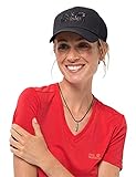 Biobaumwolle Jack Wolfskin Unisex Baseball Cap Kappe, dark steel, 56-61 cm EU