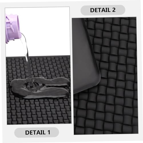 Tapis de poste de travail minkissy coiffure table station salon cosmétiques - 3