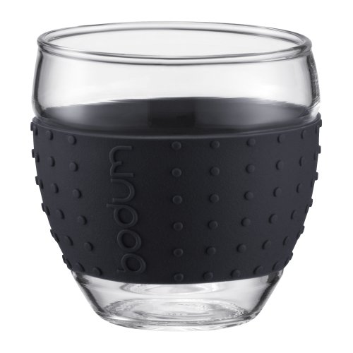 Bodum - 11165-01 - Pavina - Set 2 Verres - 0,1 L - Noir