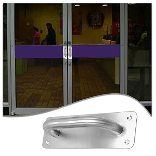 Qbdiangen Stainless Steel Sliding Door Handle Pull Push Door Handles With Back Plate Heavy Duty Barn Door Pull For Door Pull Plate Wooden Cabinet #TOP6