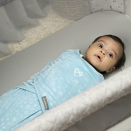 Image of SwaddleMe by Ingenuity Original Swaddle, Size Small /Medium, For Ages 0-3 Months, 7-14 Pounds, Up to 26 Inches Long, 2-Pack Baby Swaddle Blanket Wrap