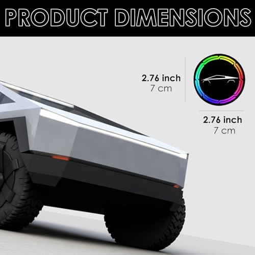 Portavasos para Tesla Cybertruck 2024-2025, 2 piezas negro miniatura 6