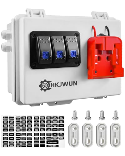 Power Distribution Box with Low Voltage Protection Fits for Milwaukee