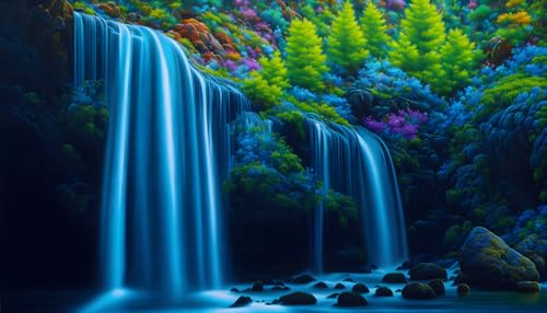 Affiches sur toile Blue Waters pour mur vide decoration interieure SERENDIPITP