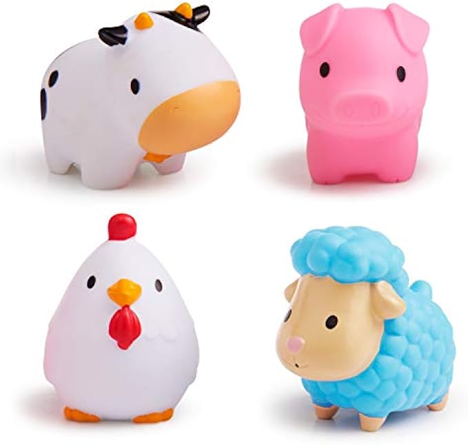 Munchkin® Farm™ Animal Squirts Baby Bath Toy, 4 Pack