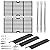 Grill Replacement Parts for Oklahoma Joe's Longhorn Combo Charcoal/Gas Smoker Grill 3 Burner 15202029 16202046 18202083 14201767 Cooking Grates, Heat Tents, Burners Parts for Oklahoma Joes Accessories