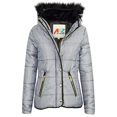 Veste nouvelle l'hiver mode filles avec manteau fausse fourrure chaud