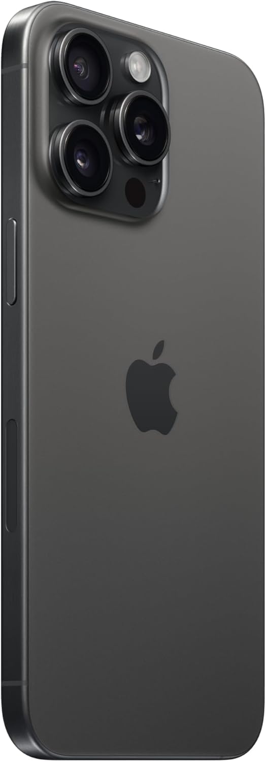 Apple iPhone 15 Pro Max, 256GB, Black Titanium - Unlocked (Renewed) - 2
