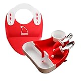 usefulbeauty Baby Feeding Set Silicone - Selbstfütter-Set für Kleinkinder | Weihnachts Geschirr Set Für Haushalt Reise Hotel Restaurant Kita - Beschäftigte Betreuer Neue Eltern Kinder Camping