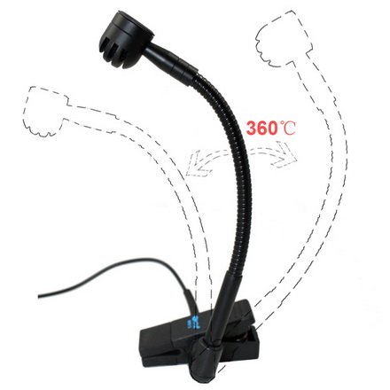 Ypa M613-Xlr Instrument Clip-On Cardioid Condenser Microphone For Sax/Brass With Integrated Shock Mount And Attached Preamplifier (Xlr) #TOP4