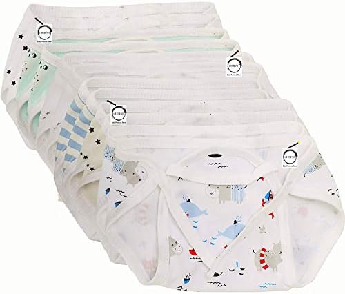 CHIRSH® Reusable Diaper For New Born Baby (Multicolour, 0-6 Months) Pack Of 20