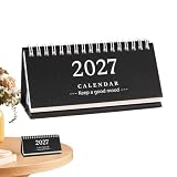 デスクカレンダースパイラルバインディングスタンディング2027オーガナイザープランナースケジュール。