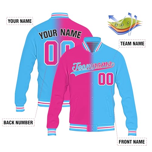 Custom Varsity Jacket Personalized Letterman Jacket Customized Women Mens Varsity Baseball Jacket Bomber Coats3