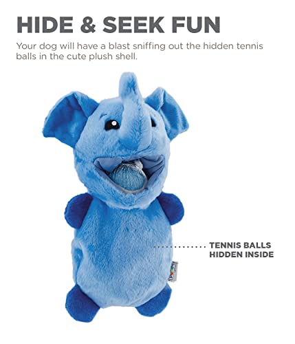Outwardhoundballhogzelephanthideandseekdogtoywithtennisballs Urban Country Home Decor Outward hound ball hogz elephant hide and seek dog toy with tennis balls urban country home decor