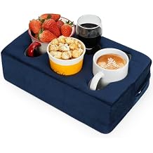 Couch Cup Holder Pillow,Couch Drink Holder,Rectangle Couch Caddy for Coffee Cup,Phone,Remote,Couch Cup Holder Tray for Bed,Car,Sofa,Table