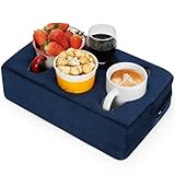 Couch Cup Holder Pillow,Couch Drink Holder,Rectangle Couch Caddy for Coffee Cup,Phone,Remote,Couch Cup Holder Tray for Bed,Car,Sofa,Table