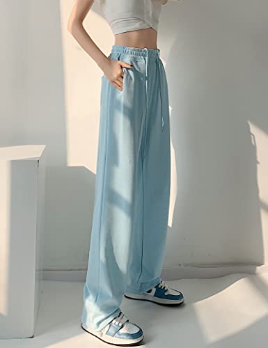 Kiench Girls' High Waisted Sweatpants Pull On Youth Joggers3