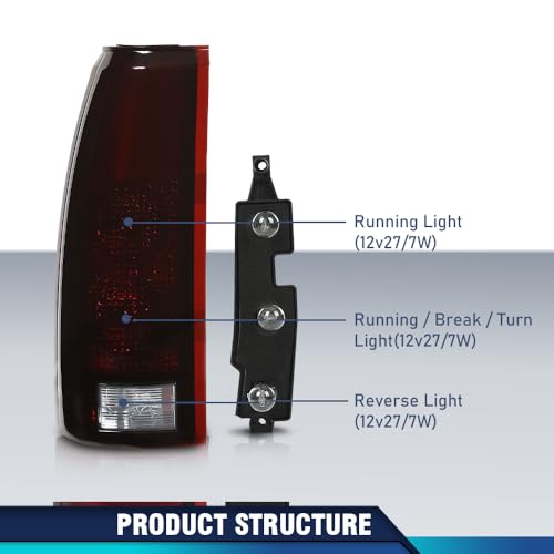 PIT66 Tail Lights Assembly w/Connector Circuit, Red Lens Rear Light Lamps by PIT66 - Used condition - Image 6