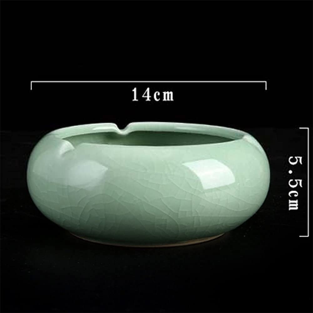 Posacenere in ceramica Posacenere da esterno Vassoio a forma di disco Deodorante durevole in ceramica Posacenere da giardino Posacenere da esterno Terrazza Scrivania da ufficio ( Color : C , Size : M