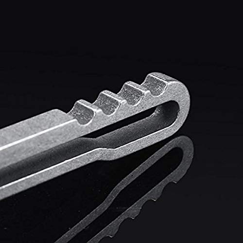 KANGIRU Boucle à tirage rapide, porte-clés multifonction en titane 70 mm Cover