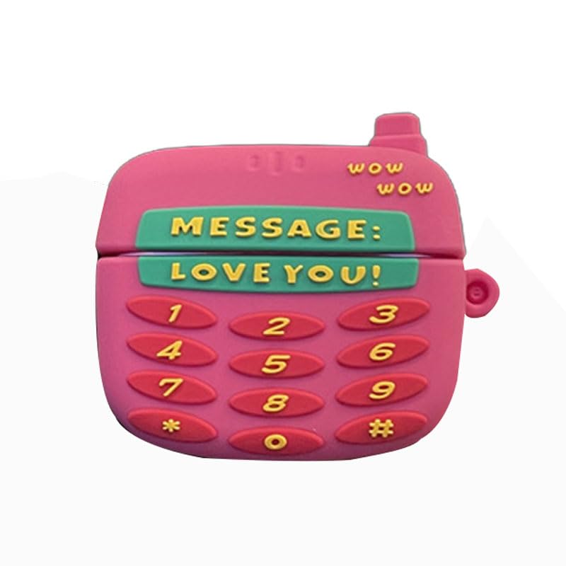 Airpods Pro用 レトロラジオケース ピンク Airpods Pro用 レトロラジオ