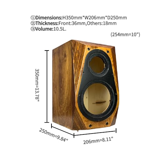 Altavoces vacíos de abedul de 5 pulgadas Craftsmen para mejorar el sonido del salón 3