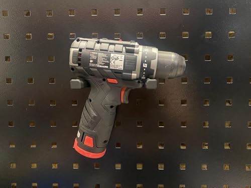 Halterung für Akkuschrauber Lochwand für Güde - Gedore - ADB - Kraftwerk Lochwand Vierkantlochung 38 mm / 10 mm Lochwand Zubehör