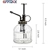 OFFIDIX Glass Spray Bottle,Pressure Plant Mister Handheld Spray Bottle for Outdoor Indoor Plants and Cleaning Work