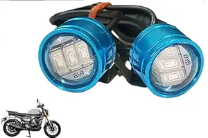 Smarter Ride Blue colour 6 Led Strobe Light for Bike | Warning Emergency Police Light | Motorcycle Strobe Light | Compatible with TVS Ronin