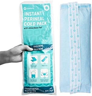 ICEWRAPS Instant Postpartum Pads for Women After Birth - Perineal Ice Packs for Postpartum Care - 12 Individually Wrapped Postpartum Ice Packs for Your Postpartum Essentials Kit