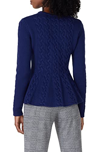 Rent The Runway Pre-Loved Blue Peplum Sweater4