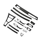 * Ven con respaldo adhesivo. xiuxiu Ajuste para BMW Mano Izquierda Conductor Coche Pegatinas Interior 5D Interior Interior Fibra de Carbono Vinyl Decal Fit para BMW 3 Series E90 2005-2013