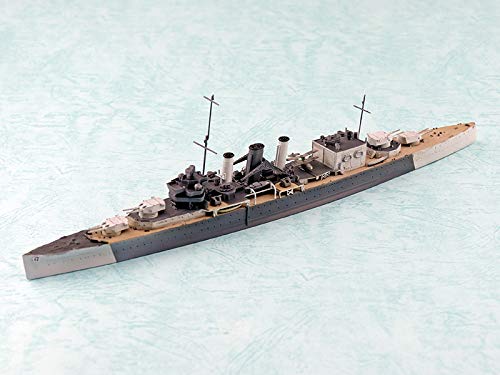 AoshimaBunka Kyozaisha 1/700 Waterline Series No.810 British Heavy Cruiser Cornwall Plastic Model